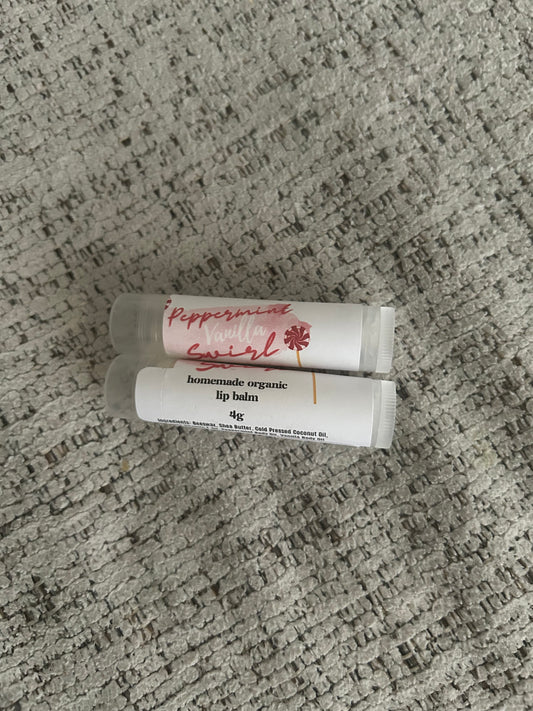 Peppermint Vanilla Swirl Lip Balm