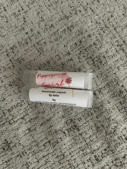 Peppermint Vanilla Swirl Lip Balm